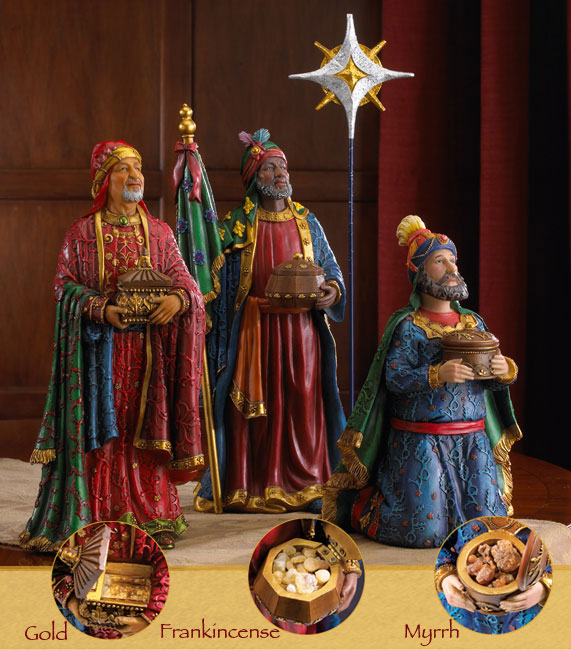 gold frankincense and myrrh wise men