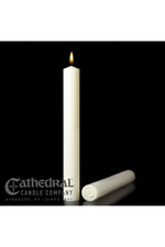 1-1/2" Diameter 51% Beeswax Altar Candle-Church Life-Cathedral Candle-1-1/2" x 9" APE (12 per box)-Michigan Church Supply