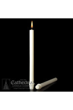 1-1/8" Diameter 51% Beeswax Altar Candle-Church Life-Cathedral Candle-1-1/8" x 10-1/2" (Special 3) 18 per box-Self Fitting End (SFE)-Michigan Church Supply