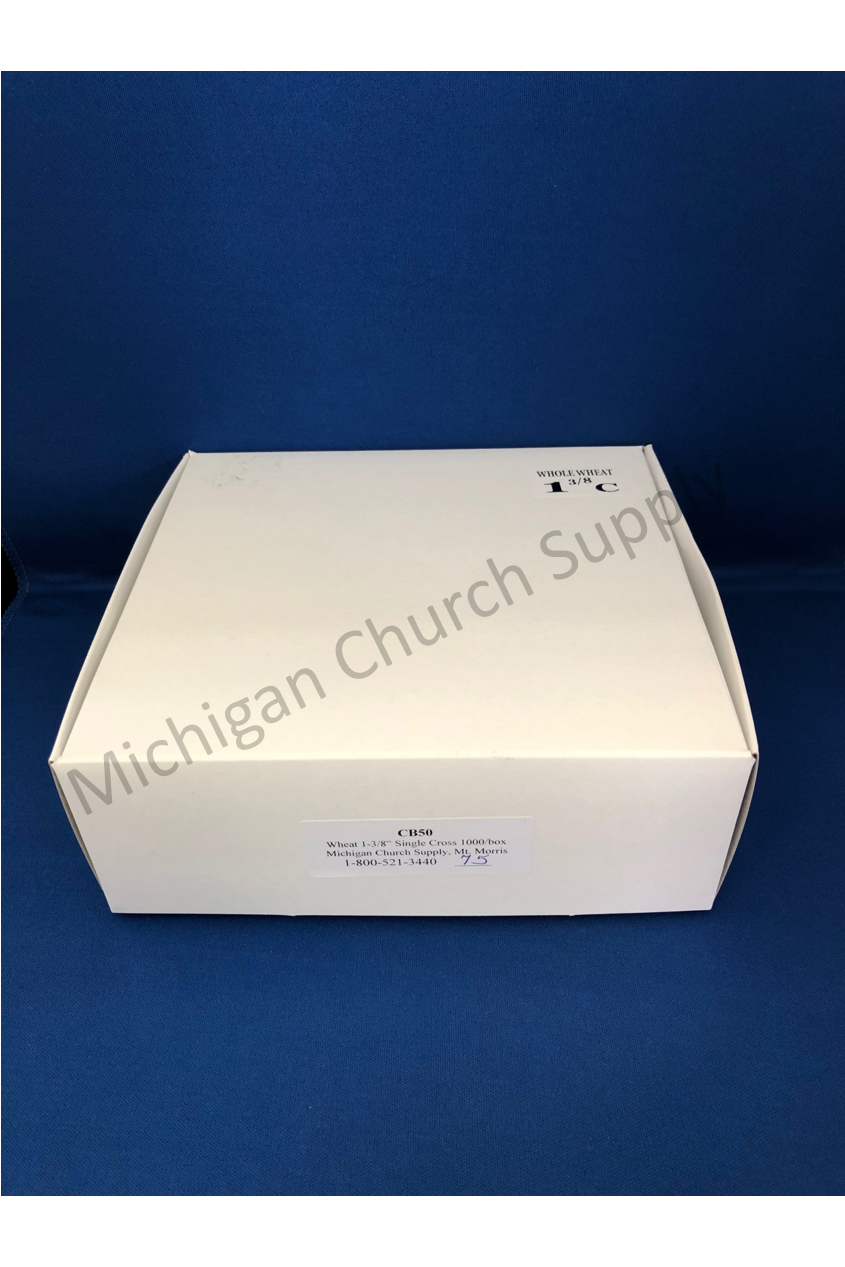 1-3/8" Whole Wheat Altar Bread - CB50-Church Life-OCO International-Michigan Church Supply