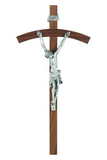 10" Genuine Walnut Crucifix - TA86A10W3-Inspirational Gifts-Hirten-Michigan Church Supply