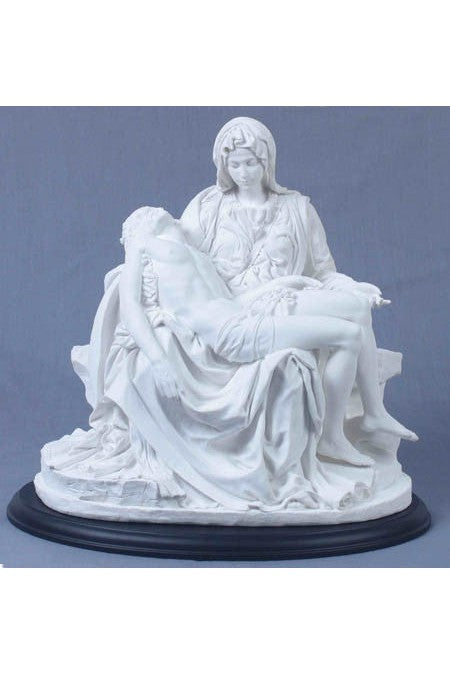 10" Pieta White Statue - ZWSR72243W-Inspirational Gifts-Goldscheider of Vienna-Michigan Church Supply