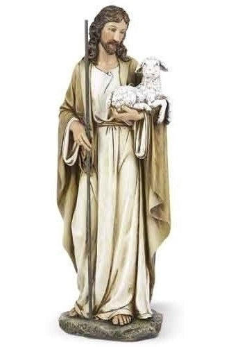 10.5" Good Shepherd Statue - LI62657-Inspirational Gifts-Roman, Inc-Michigan Church Supply