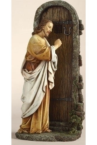 11.75" Jesus knocking at the Door Statue - LI40734-Inspirational Gifts-Roman, Inc-Michigan Church Supply