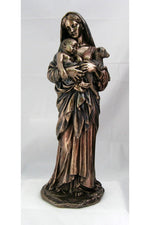 11.75 L'Innocence Statue in Bronze - ZWSR75188-Inspirational Gifts-Goldscheider of Vienna-Michigan Church Supply