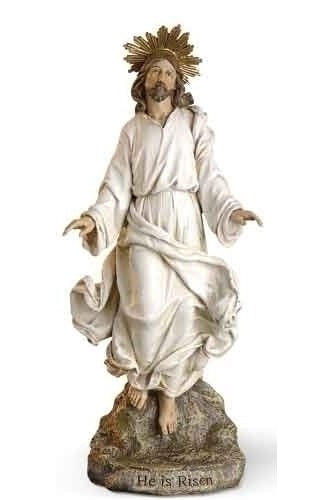 12" Risen Christ Statue - LI41243-Inspirational Gifts-Roman, Inc-Michigan Church Supply