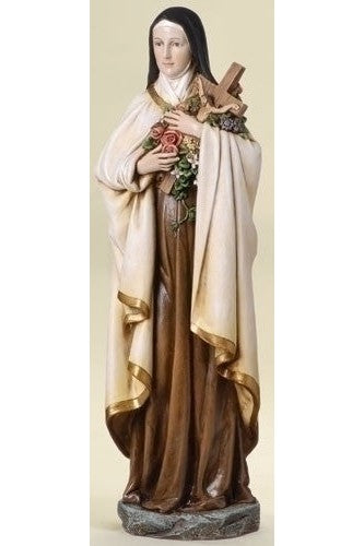 13.75" St Therese Statue - LI46618-Inspirational Gifts-Roman, Inc-Michigan Church Supply