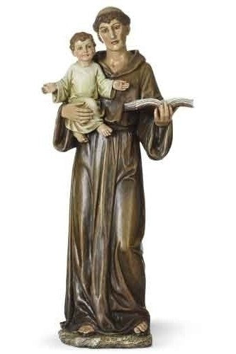 14.5" St. Anthony Statue - LI61368-Inspirational Gifts-Roman, Inc-Michigan Church Supply