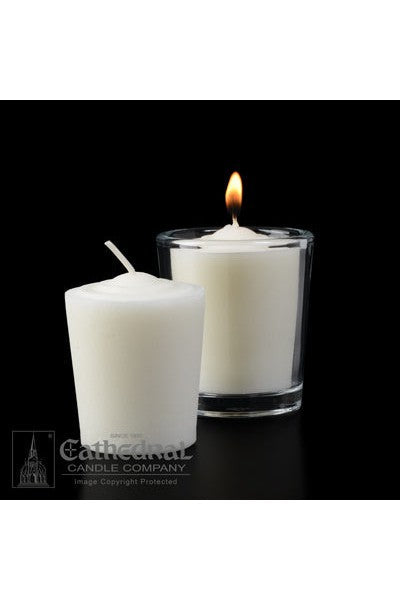 15-Hour 51% Beeswax for Home Devotion - GG88121589-Church Life-Cathedral Candle-Michigan Church Supply