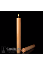 2-1/2" X 12" 51% Beeswax Unbleached Altar Candle - GG18185212-Church Life-Cathedral Candle-Michigan Church Supply