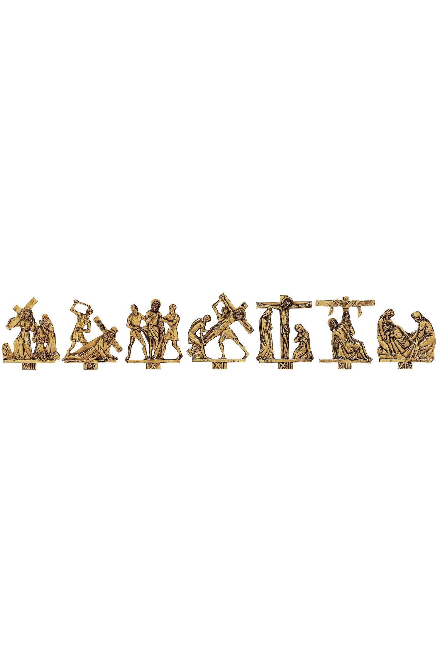 24k gold Stations of the Cross - MIK379G-Church Life-Koley-Michigan Church Supply