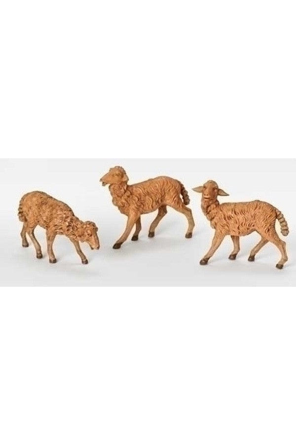 3PC ST Sheep 7.5" Fontanini - LI52839-Inspirational Gifts-Fontanini-Michigan Church Supply