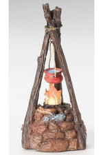 3.75" B/O Lighted Campfire w/LED for 5" Fontanini - LI54322-Inspirational Gifts-Fontanini-Michigan Church Supply