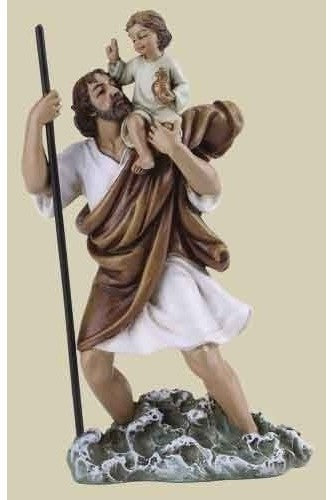 4" St. Christopher Statue - LI46479-Inspirational Gifts-Roman, Inc-Michigan Church Supply