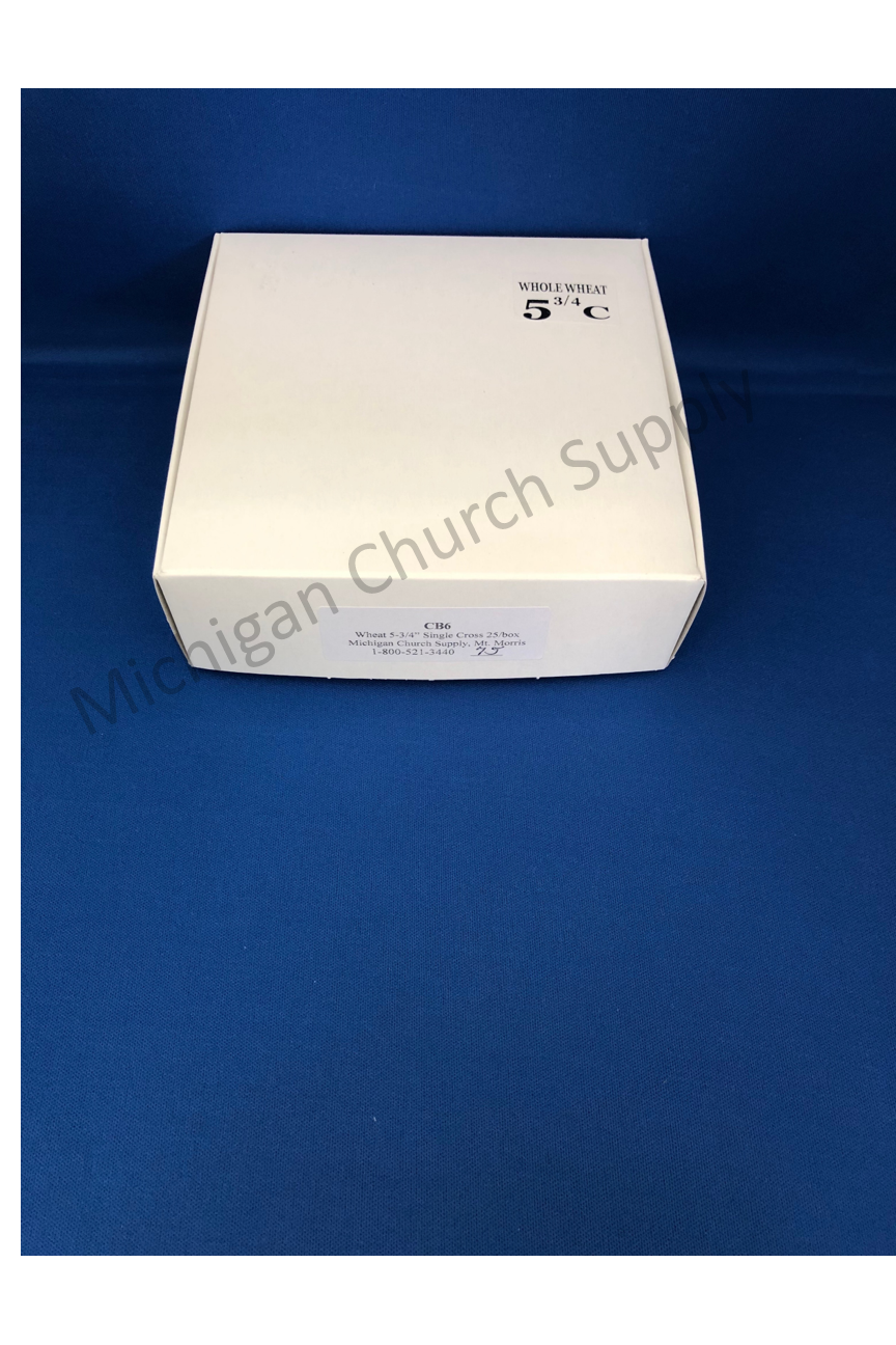 5-3/4" Extra Large Whole Wheat Altar Bread - CB6-Church Life-OCO International-Michigan Church Supply