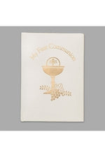 5" Deluxe White & Gold First Communion Book - LI10279-Inspirational Gifts-Roman, Inc-Michigan Church Supply