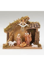 5" Scale Italian Nativity 6pc with Stable - LI54425-Inspirational Gifts-Roman, Inc-Michigan Church Supply