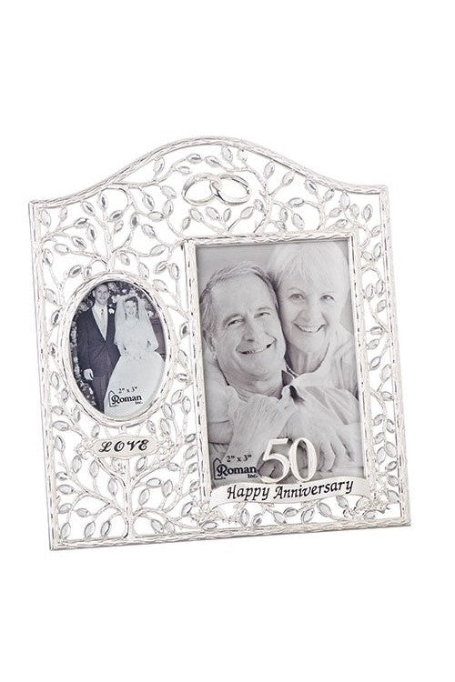 50th Anniversary Frame -LI13811-Inspirational Gifts-Roman, Inc-Michigan Church Supply