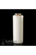 6-Day Crystal Glass Offering Candles - AF216-06-Church Life-Cathedral Candle-Michigan Church Supply