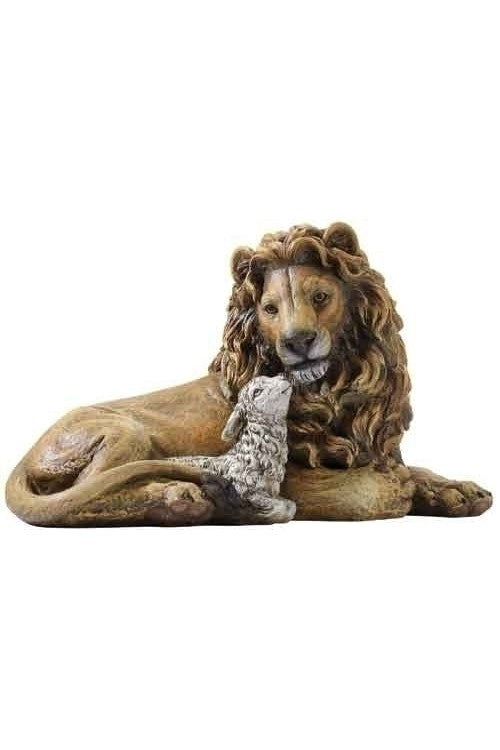 6.5" Lion and Lamb Statue - LI35859-Inspirational Gifts-Roman, Inc-Michigan Church Supply