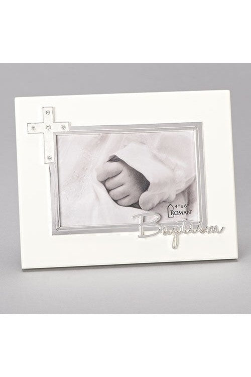 7" Baptism Frame - LI11839-Inspirational Gifts-Roman, Inc-Michigan Church Supply