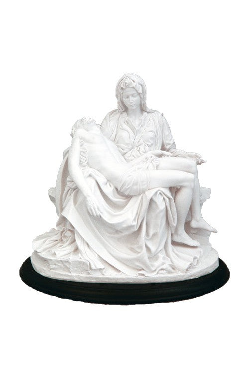 7" Pieta White Statue - ZWSR75039W-Inspirational Gifts-Goldscheider of Vienna-Michigan Church Supply