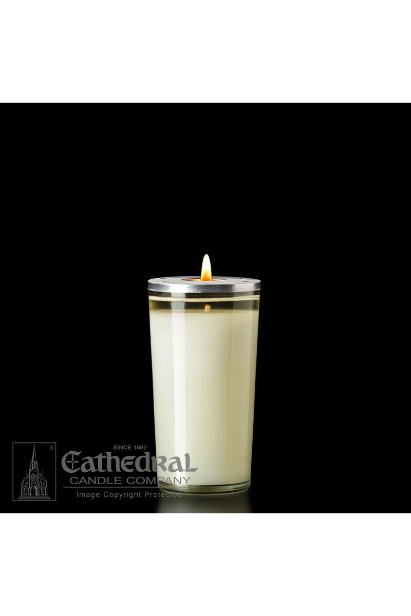 72-Hour Beeswax Crystal Chapel Lights - GG88172012-Church Life-Cathedral Candle-Michigan Church Supply