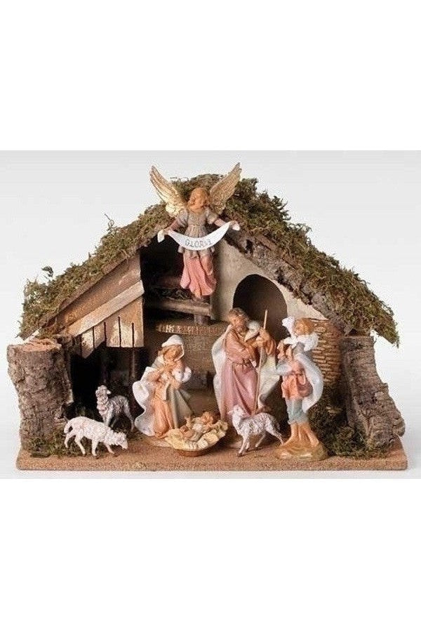 8PC ST w/Italian Stable 7.5" Fontanini - LI54829-Inspirational Gifts-Fontanini-Michigan Church Supply