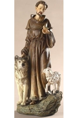 9.75" St. Francis Statue - LI45693-Inspirational Gifts-Roman, Inc-Michigan Church Supply