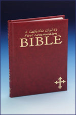 A Catholic Child's First Communion Bible-Maroon - GFRG1400294-Inspirational Gifts-Catholic Book Publishing Corp-Michigan Church Supply