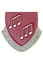 A Joyful Sound Lapel Pin Red - XWB75-Jewelry-Terra Sancta-Michigan Church Supply