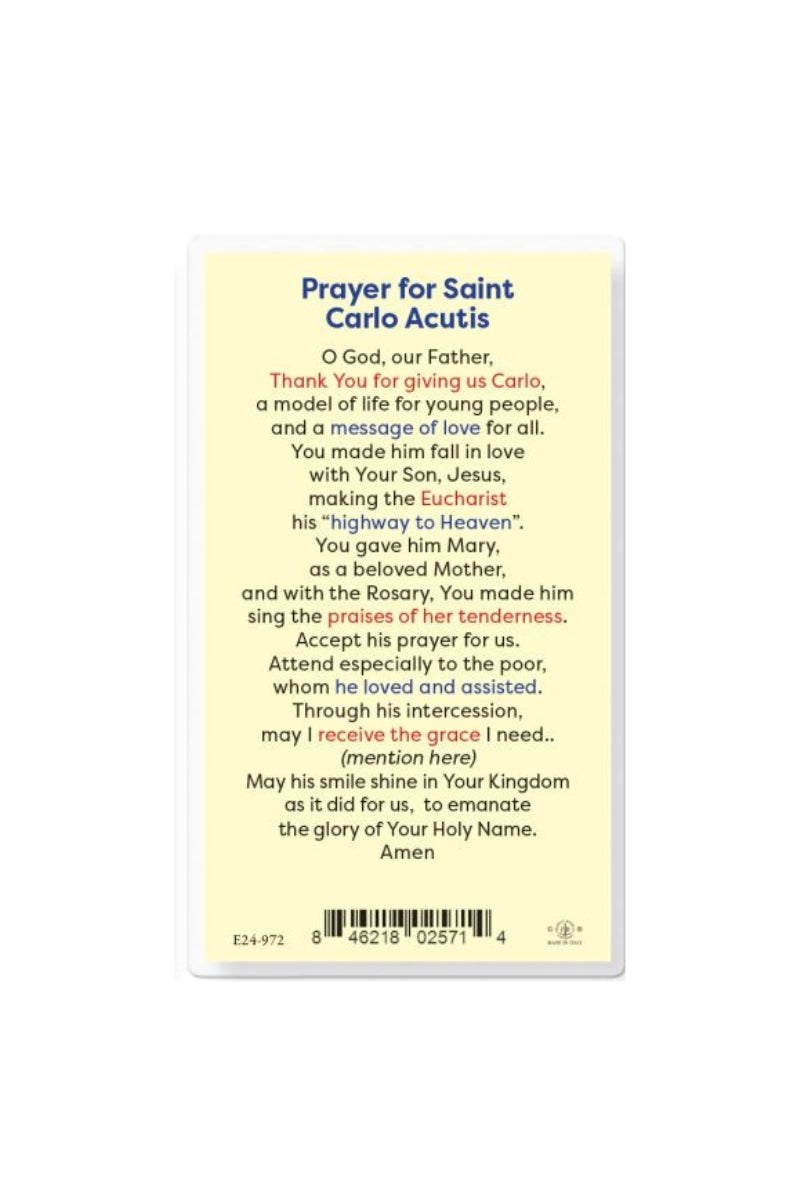 A Prayer for Carlo Acutis - TAE24972-Inspirational Gifts-Hirten-Michigan Church Supply