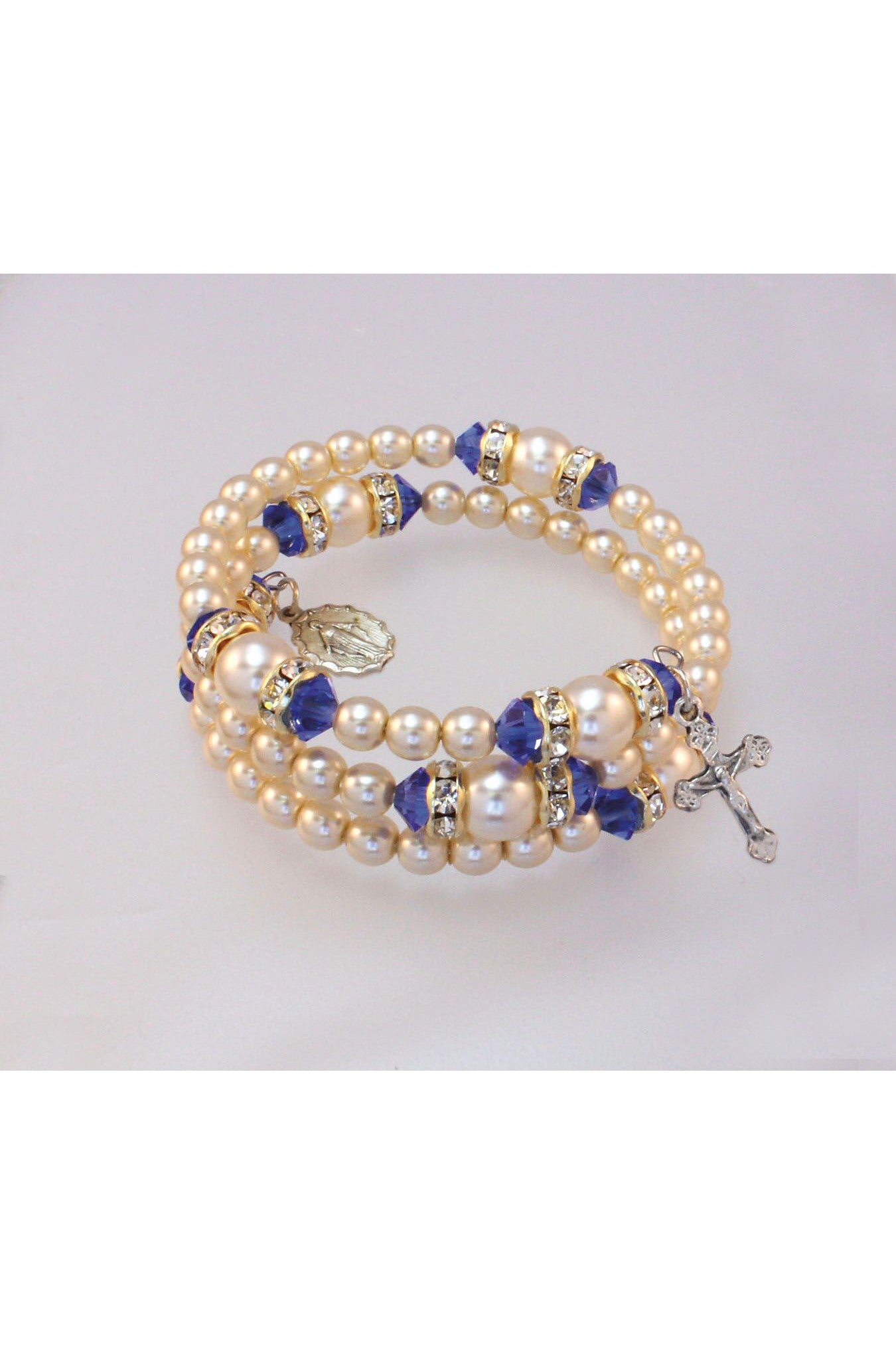 Adult Blue Zircon (Dec) Bracelet - HX14298/ZC-Inspirational Gifts-Devon-Michigan Church Supply