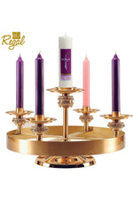 Advent Wreath - QF71AD30-Church Life-Empire Bronze-Combination Satin-Michigan Church Supply