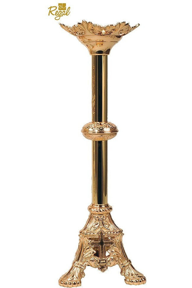 Altar Candlestick - QF81C30-Church Life-Empire Bronze-12" Combination-Michigan Church Supply