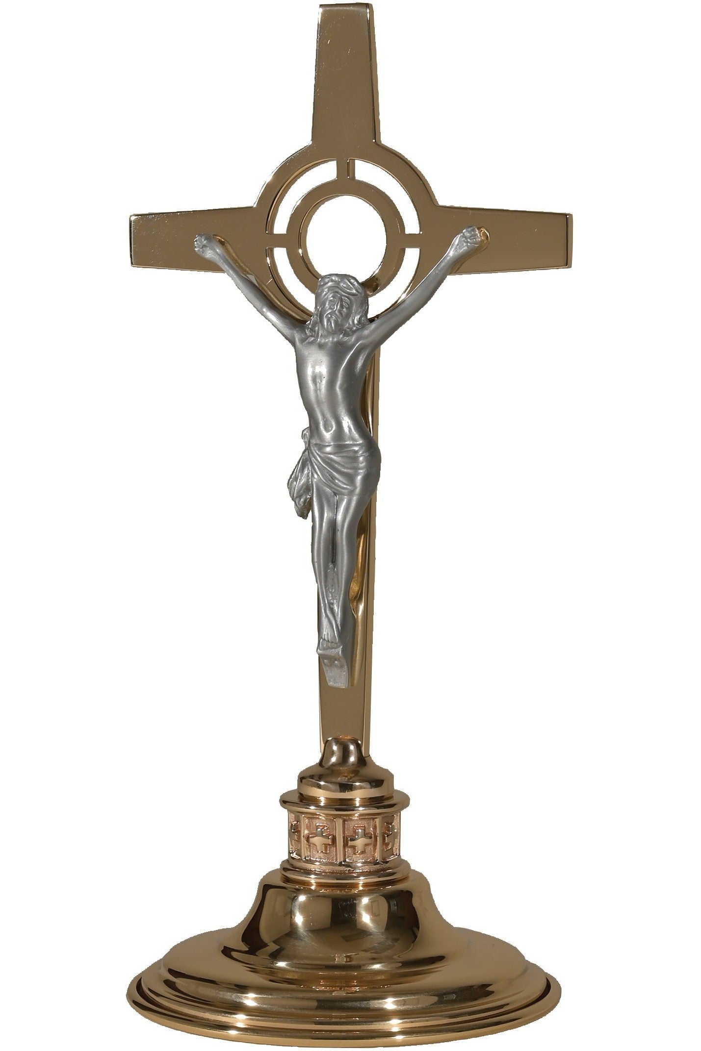 Altar Cross - QF20AC34-Church Life-Empire Bronze-Combination-Michigan Church Supply