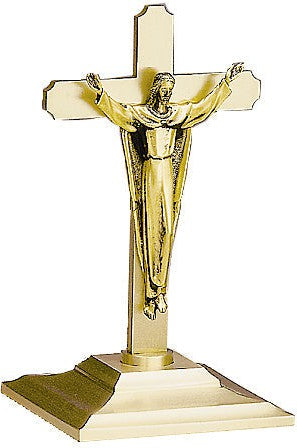 Altar Crucifix - QF59AC59-Church Life-Empire Bronze-Satin-Michigan Church Supply