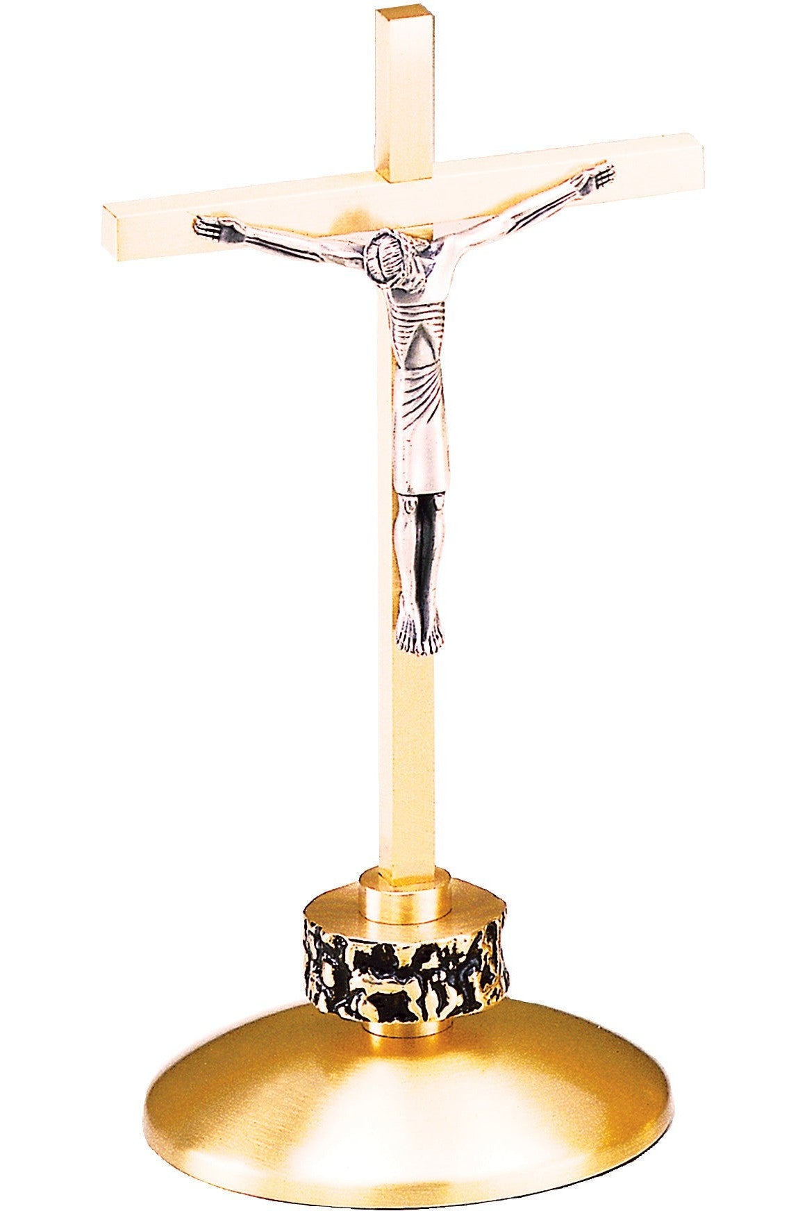 Altar Crucifix - QF64AC97-Church Life-Empire Bronze-Satin-Michigan Church Supply