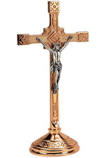 Altar Crucifix - QF99AC40-A-Church Life-Empire Bronze-Satin-Michigan Church Supply