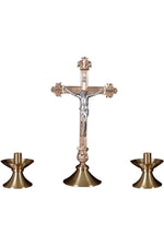 Altar Crucifix and Candlestick Set- DO1965SET-Church Life-MCS-DO-Michigan Church Supply