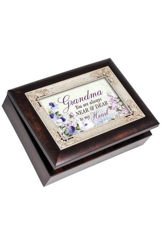 Amber Italian Style Music Box Grandma - GPIMWGGRACEG-Inspirational Gifts-Cottage Garden-Michigan Church Supply