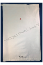 Amice - UT71 - UT71L or UT71K-Church Life-Abbey Brand-Linen/Cotton-Red-Michigan Church Supply