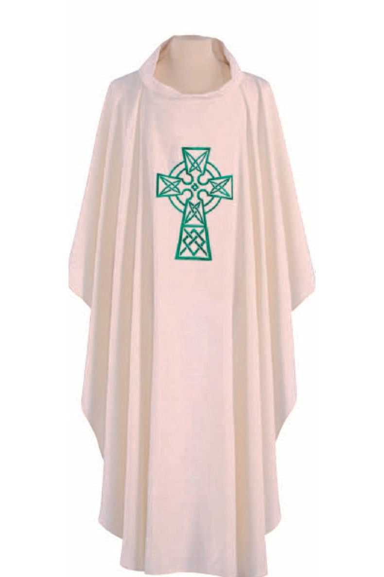 Amply Cut Chasuble- TF810-Church Life-Harbro-Off-White-Michigan Church Supply