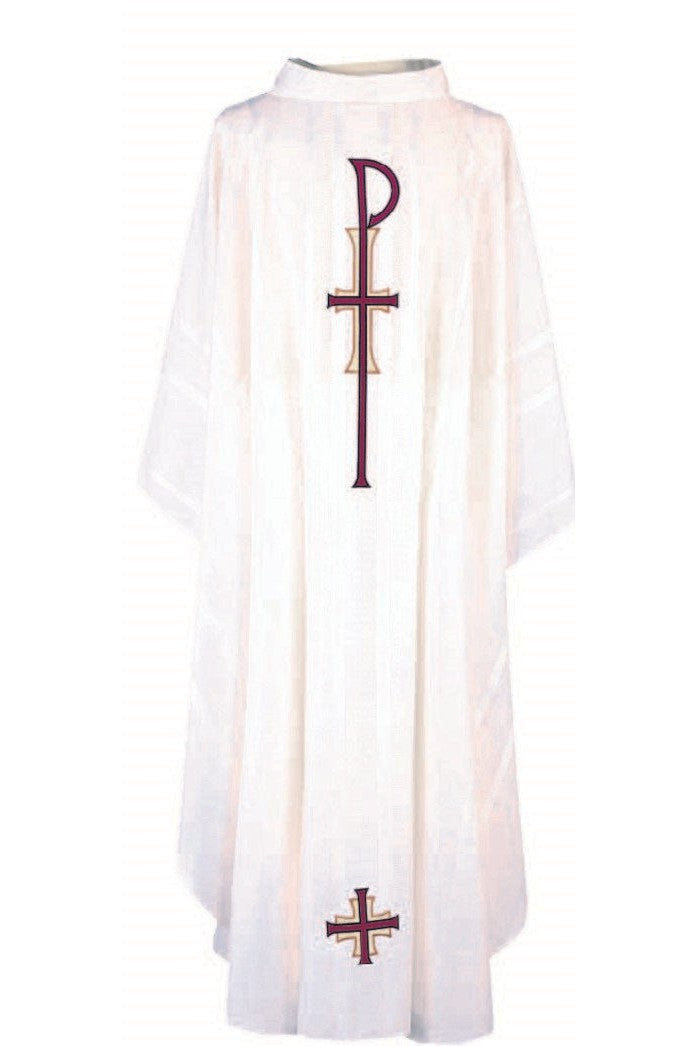 Amply Cut Chasuble- TF857-Church Life-Harbro-Off-white-Michigan Church Supply