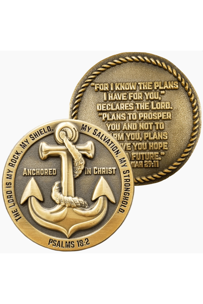 Anchored in Christ Coins - FRCOIN07-4-Inspirational Gifts-Logos Trading Post-Michigan Church Supply