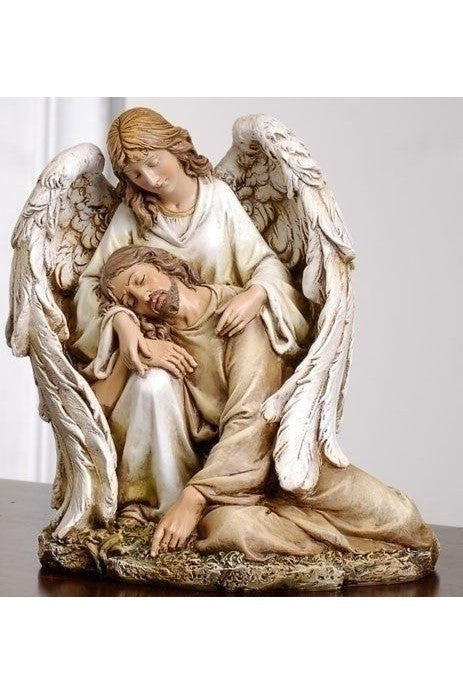 Angel Comforting Christ Figure - LI46687-Inspirational Gifts-Roman, Inc-Michigan Church Supply