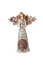 Angel Holding Cross with Tree of Life - LI12385-Inspirational Gifts-Roman, Inc-Michigan Church Supply