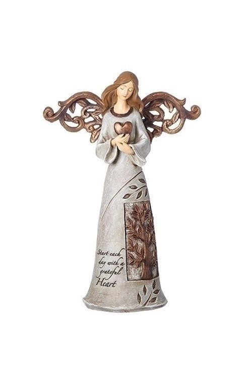 Angel Holding Heart with Tree of Life - LI12386-Inspirational Gifts-Roman, Inc-Michigan Church Supply