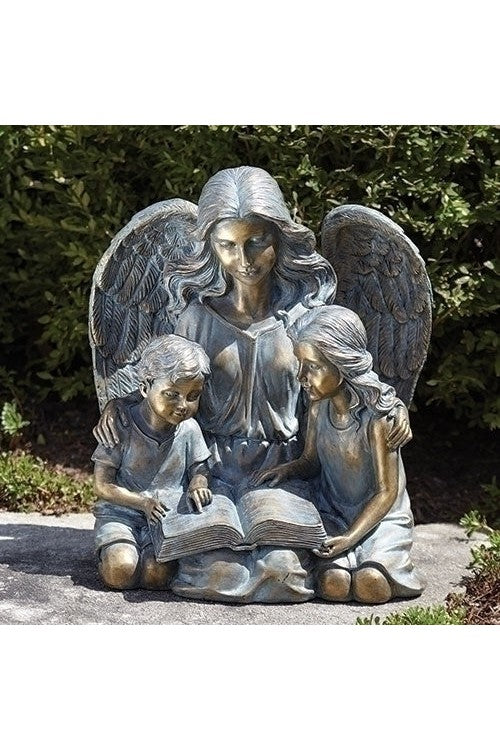 Angel with Kids Garden Statue - LI13240-Inspirational Gifts-Roman, Inc-Michigan Church Supply