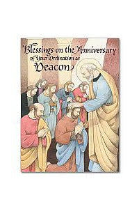 Anniversary of Ordination as Deacon Card- PNCA8234-Inspirational Gifts-Printery House-Michigan Church Supply